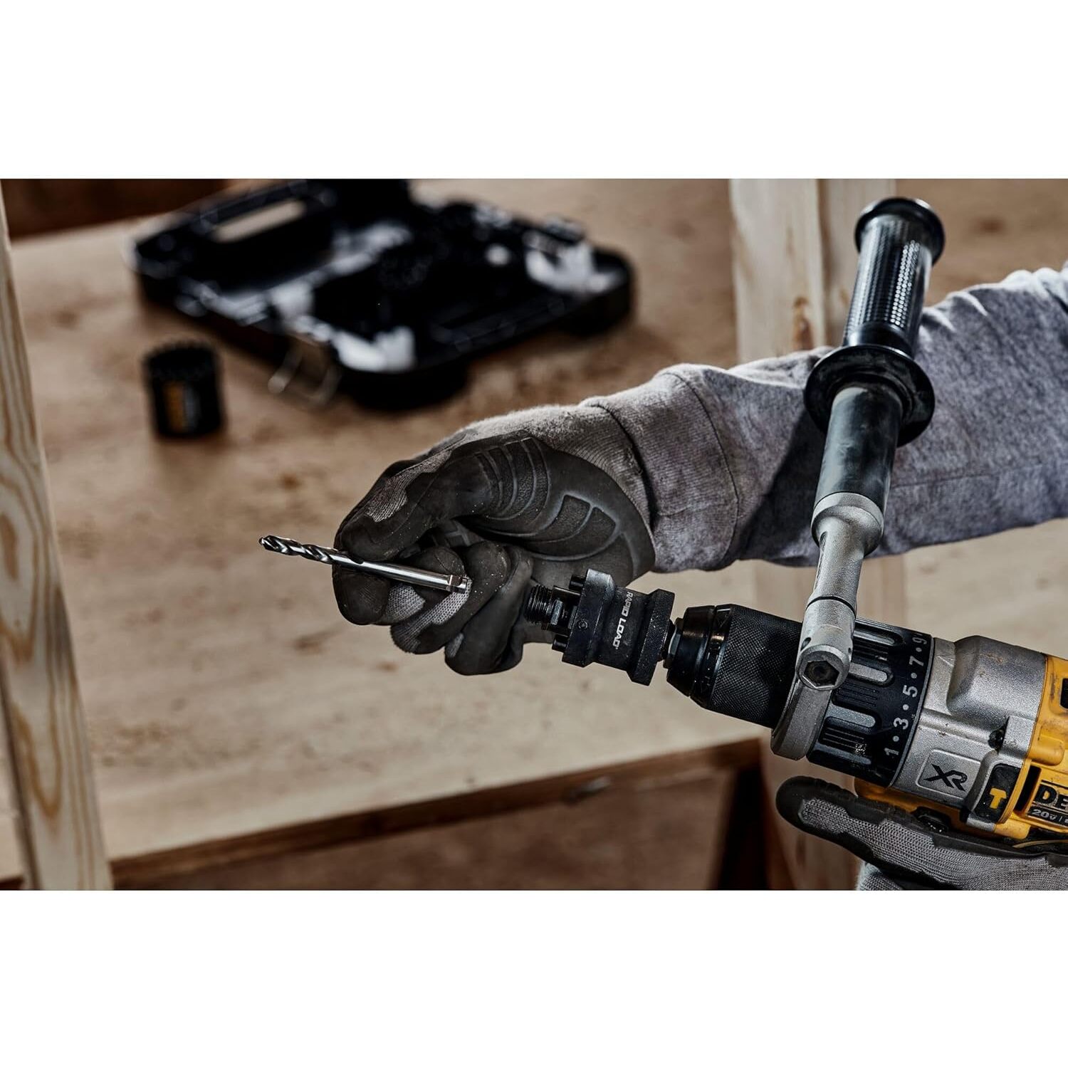 Mandrin à changement rapide pour scie cloche - Ø 13 mm 32-210 mm - DEWALT - DT20625-QZ