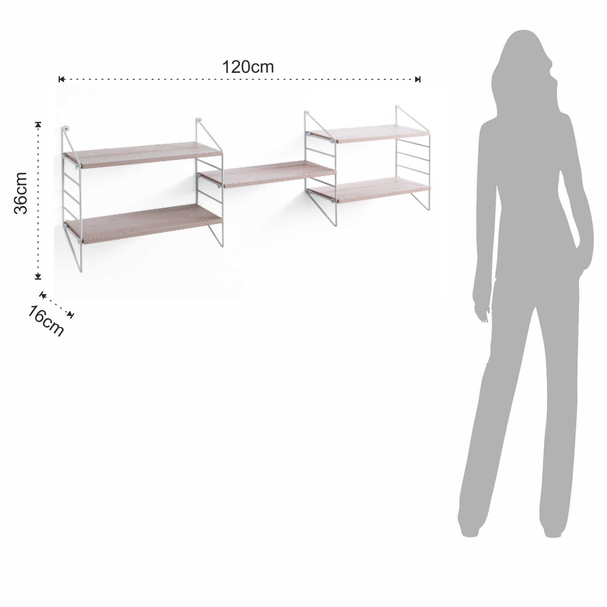 Tomasucci Etagère murale MI-TI-KA Big