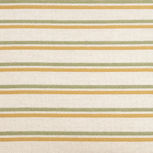 Housse de coussin jacquard 45x45 cm Rayures Citrons