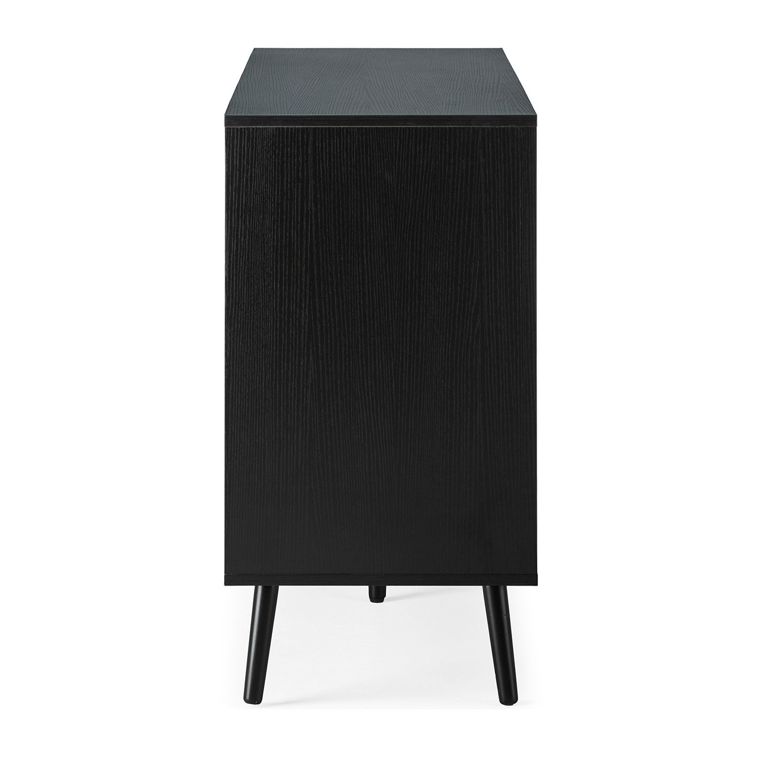 Aparador Lluvia 3 puertas color Negro