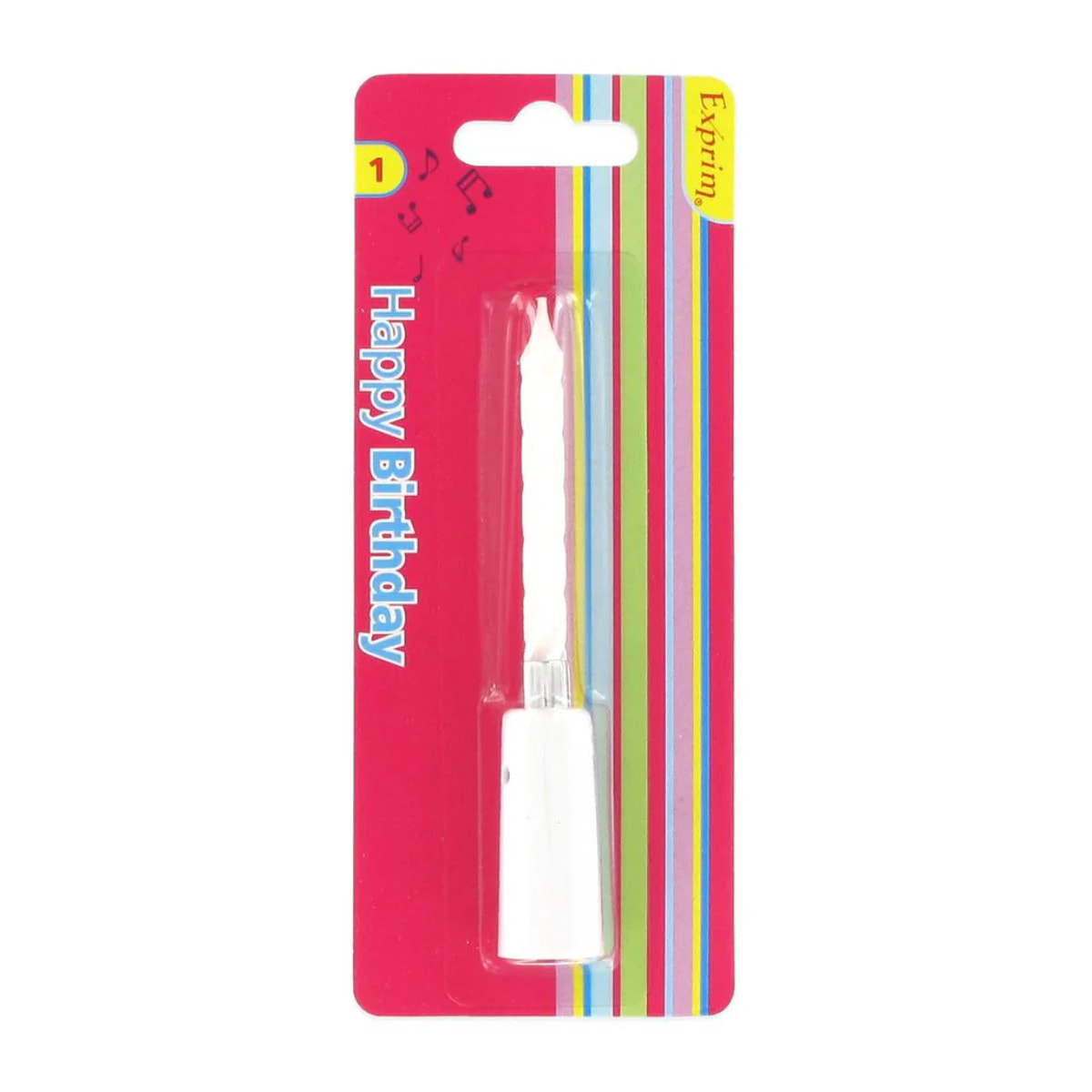 Bougie anniversaire musicale Fackelmann