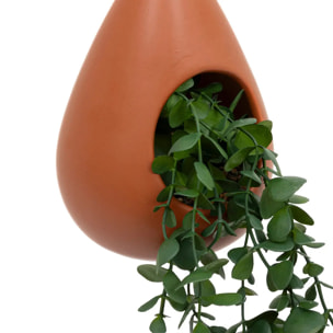 Plante suspendue goutte H60cm caramel