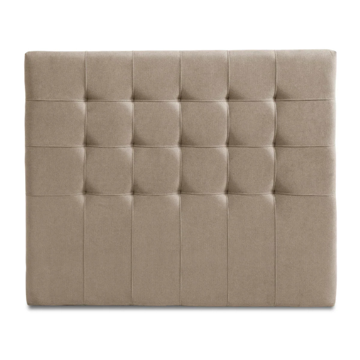 Cabecero de madera tapizado en tela para cama de 90 107x132