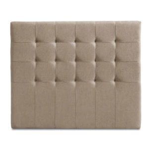 Cabecero de madera tapizado en tela para cama de 90 107x132