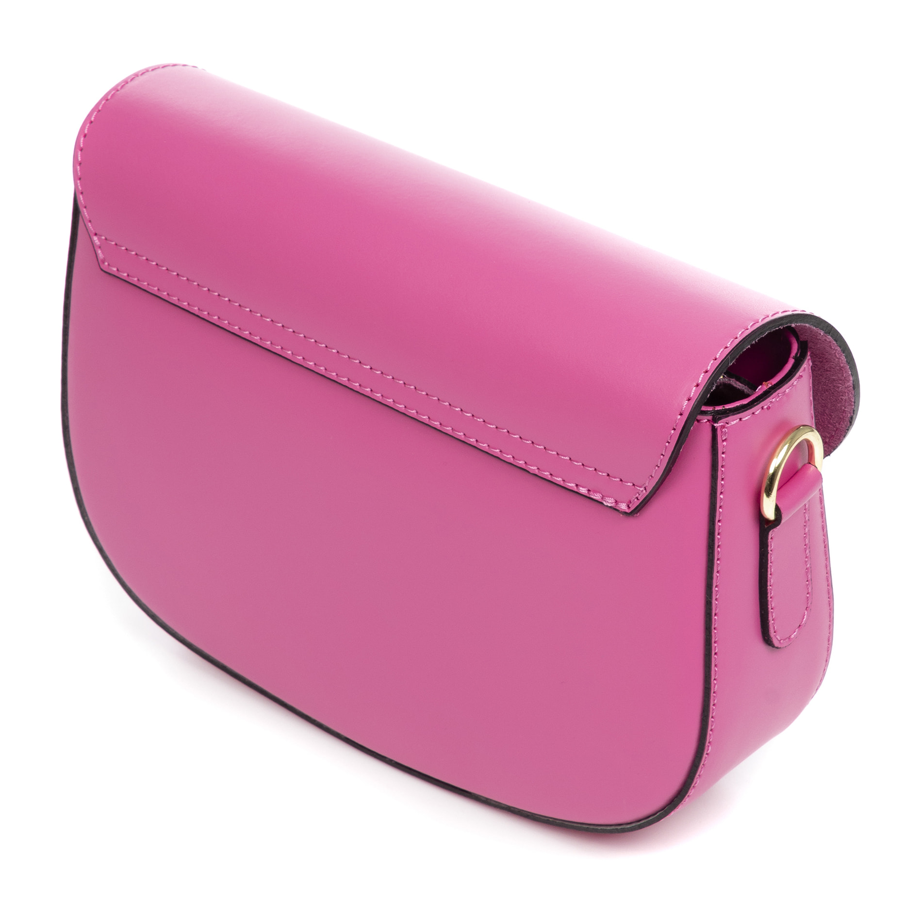 Anghiari borsa a tracolla donna. Pelle autentica finitura Ruga