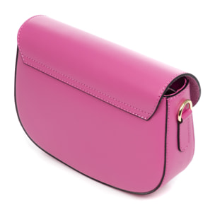 Anghiari borsa a tracolla donna. Pelle autentica finitura Ruga