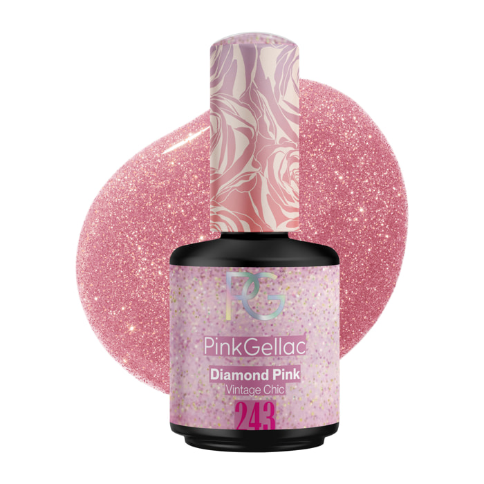 Vernis semi-permanent - 243 Diamond Pink - 15 ml