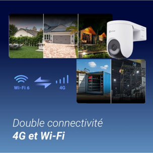 Caméra de surveillance EZVIZ HB8 Lite 4G & Wifi Kit