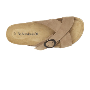 SANDALO JAVEA BABUNKERS MARRONE