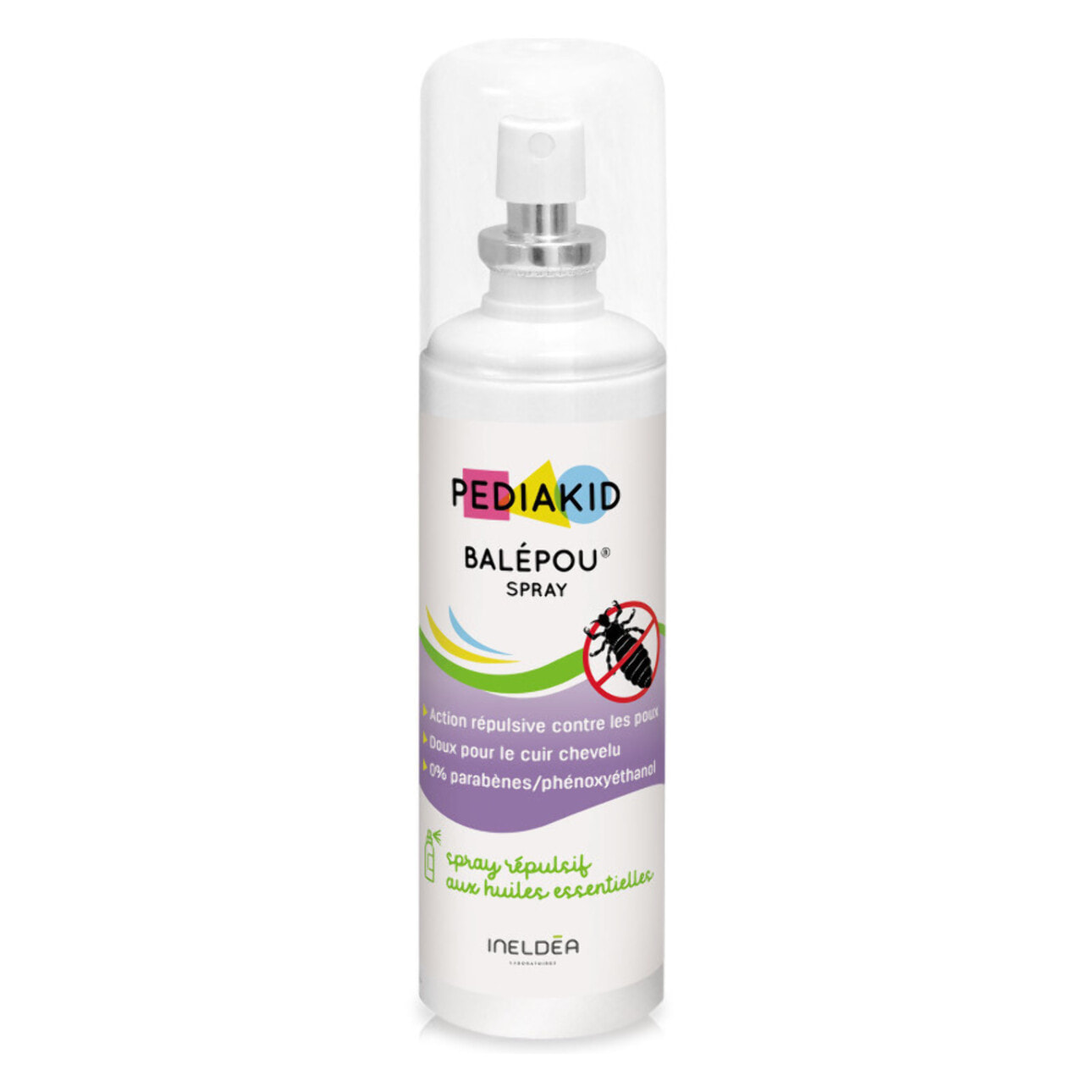 PEDIAKID - Traitement complet Balépou® anti-poux et lentes - 1 Shampoing Anti-Poux et Lentes 200 ml + 1 Spray Répulsif 100 ml + 1 peigne - Lot de 2