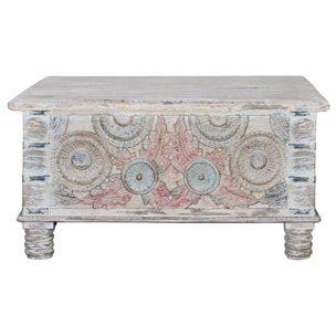 Mesa de centro - madera de mango - 90x90x45cm