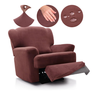 Funda TERCIOPELO ANTIMANCHAS Multi elástica para RELAX modelo VERONICA