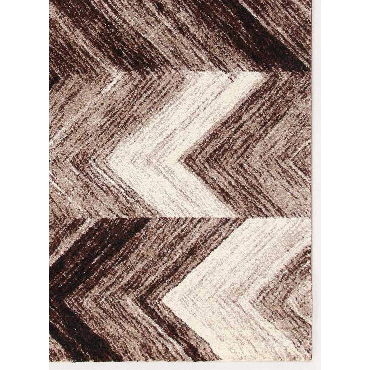 Tapis salon et chambre tissé motif géométrique FICU