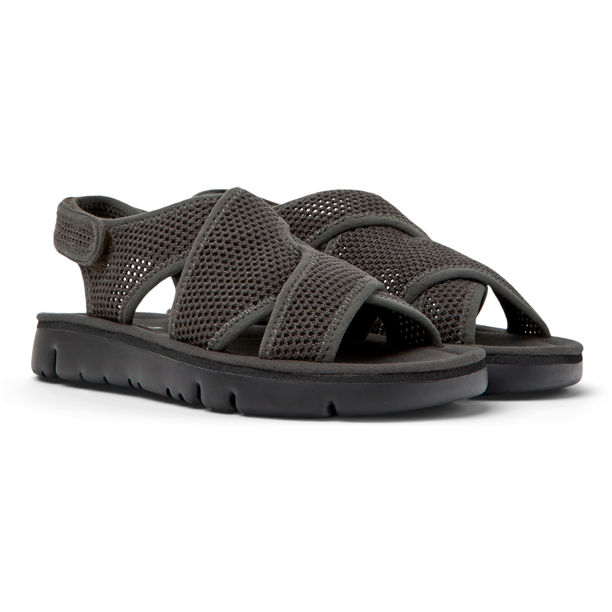 Sandalias - CAMPER Oruga - Gris - Textil técnico (poliéster reciclado)
