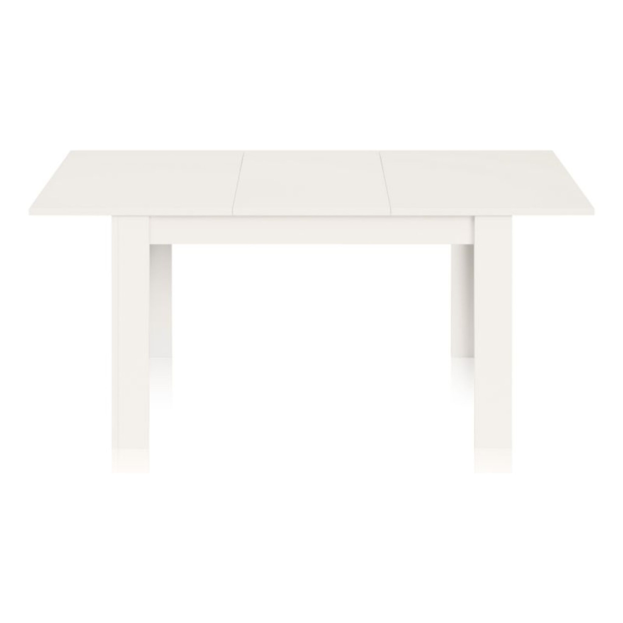Mesa de comedor extensible Danna 140 Blanco Brillo