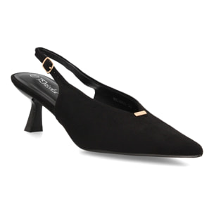 Zapatos slingback elegantes de tacón fino para mujer