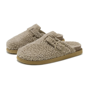 Zueco de mujer con forro de pelo Vibe Clog