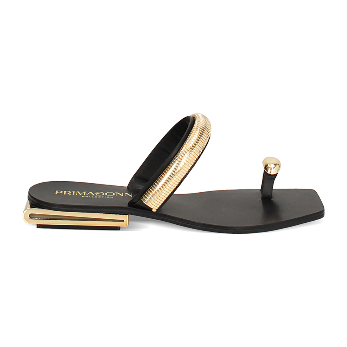Sandalias planas mujer negras