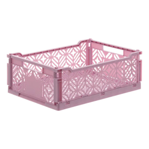 Cagette pliable Arry 40x30cm lilas