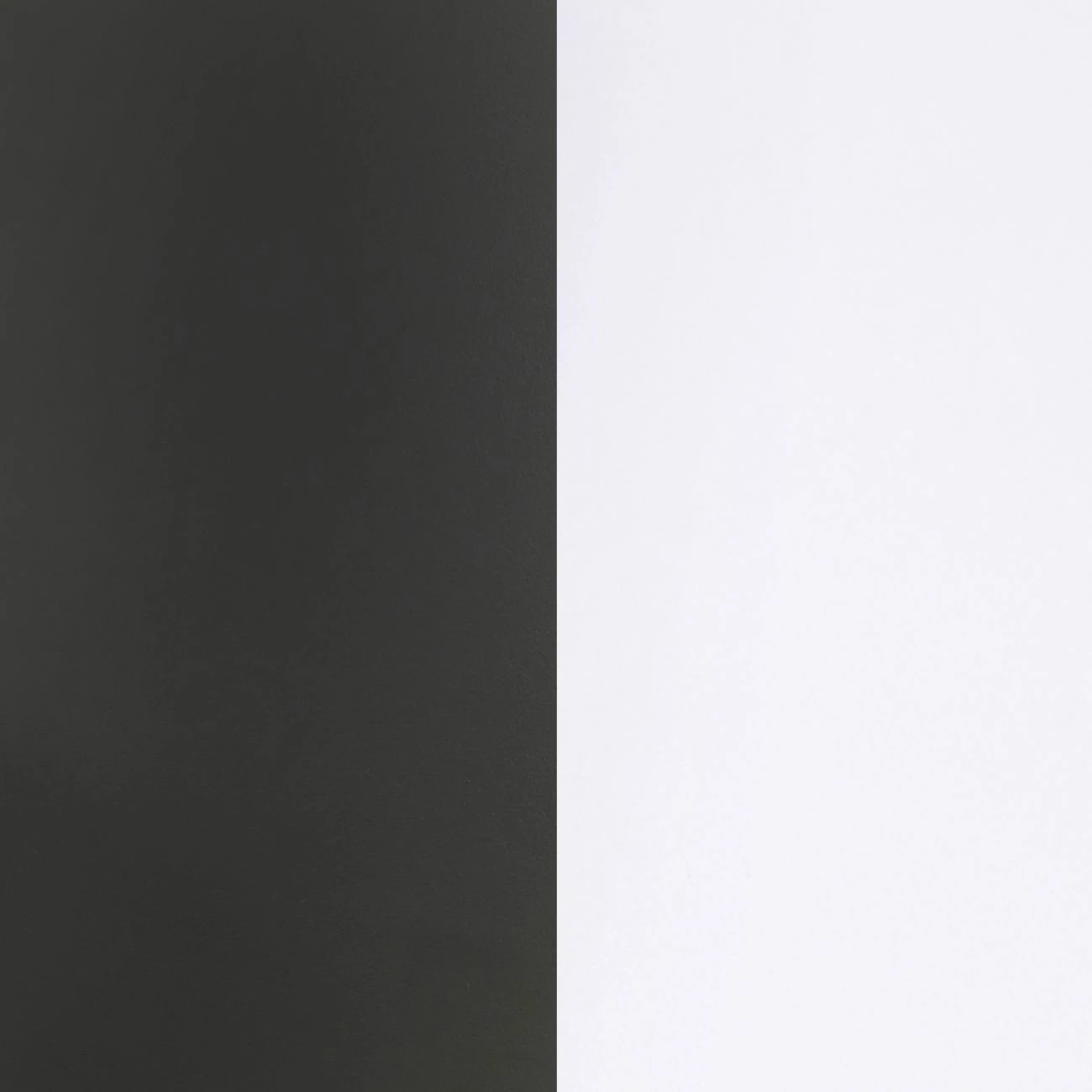 Pack salón con mesa de centro y mesa de comedor Kenzo Max V2B Blanco Brillo - Gris Antracita