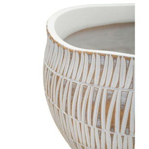 CACHEPOT RESINA STIKY CM Ø 26X20,5