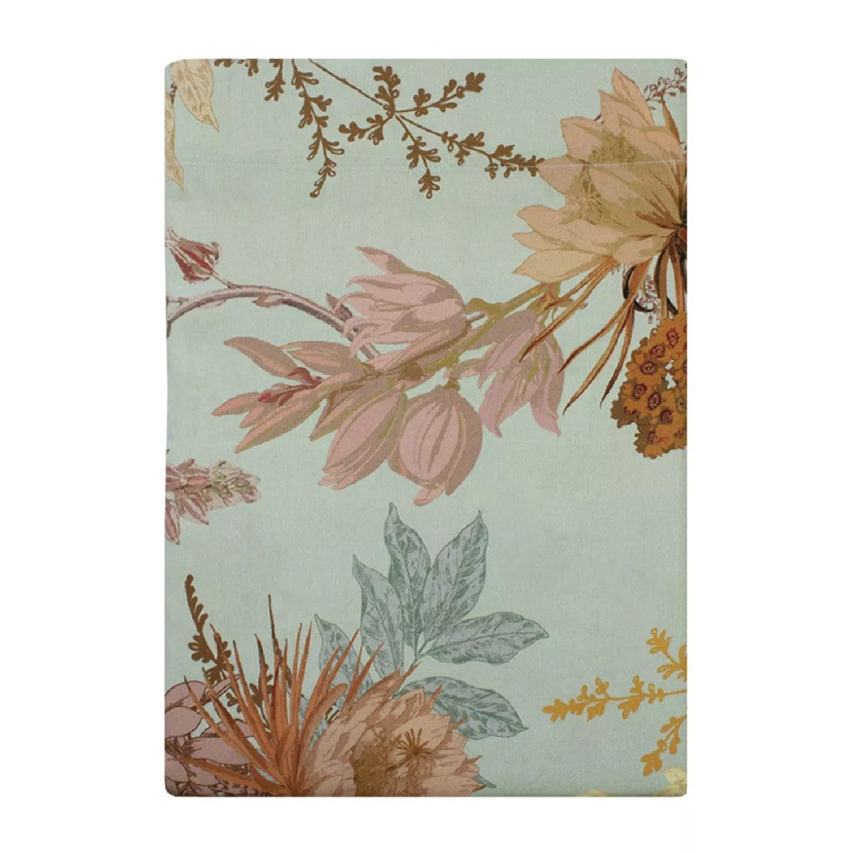 Drap plat Fleurs du desert opale