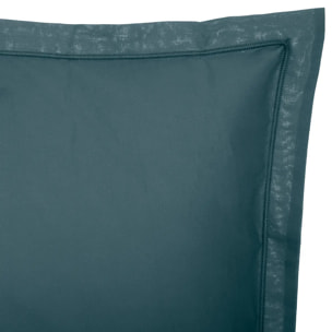 Taie d'oreiller "Carina" coton 50x70cm bleu orage