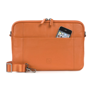 Borsa a tracolla  unisex In Vera pelle Made in Italy 34x23x8,5 cm