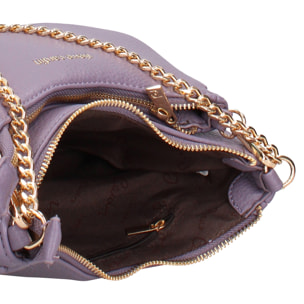 Borsa a tracolla da donna - Modello Novara Pro - Pelle vegana PU - 26.0 x 15.0 x 5.5 cm