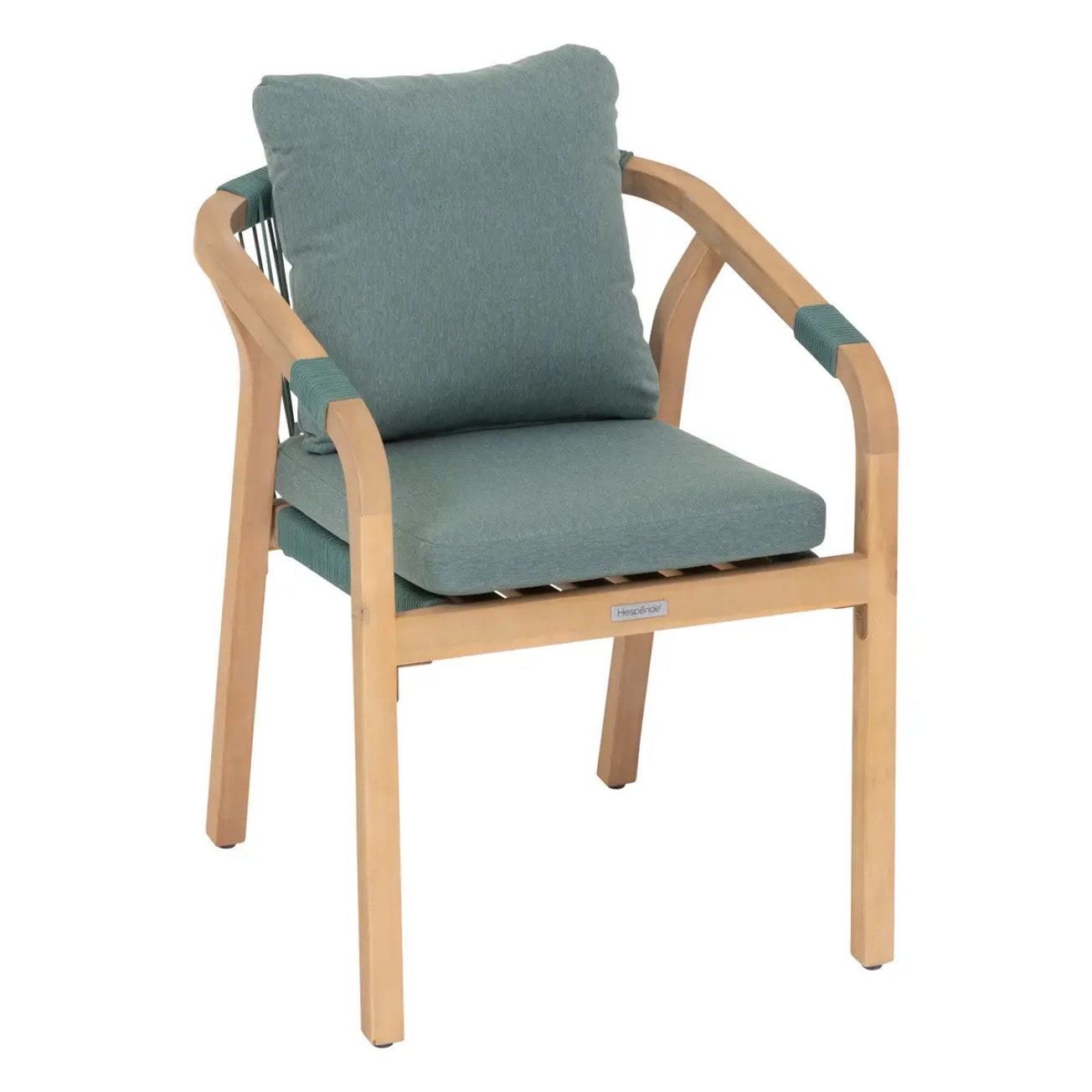 Fauteuil de jardin "Papouasie" vert olive en acacia