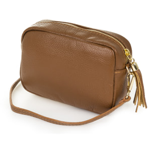 Delfina Borsa a tracolla Donna.Pelle autentica Dollaro