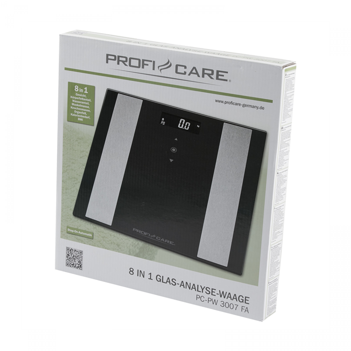 Pese personne 8 en 1 Proficare PC-PW 3007 FA Noir