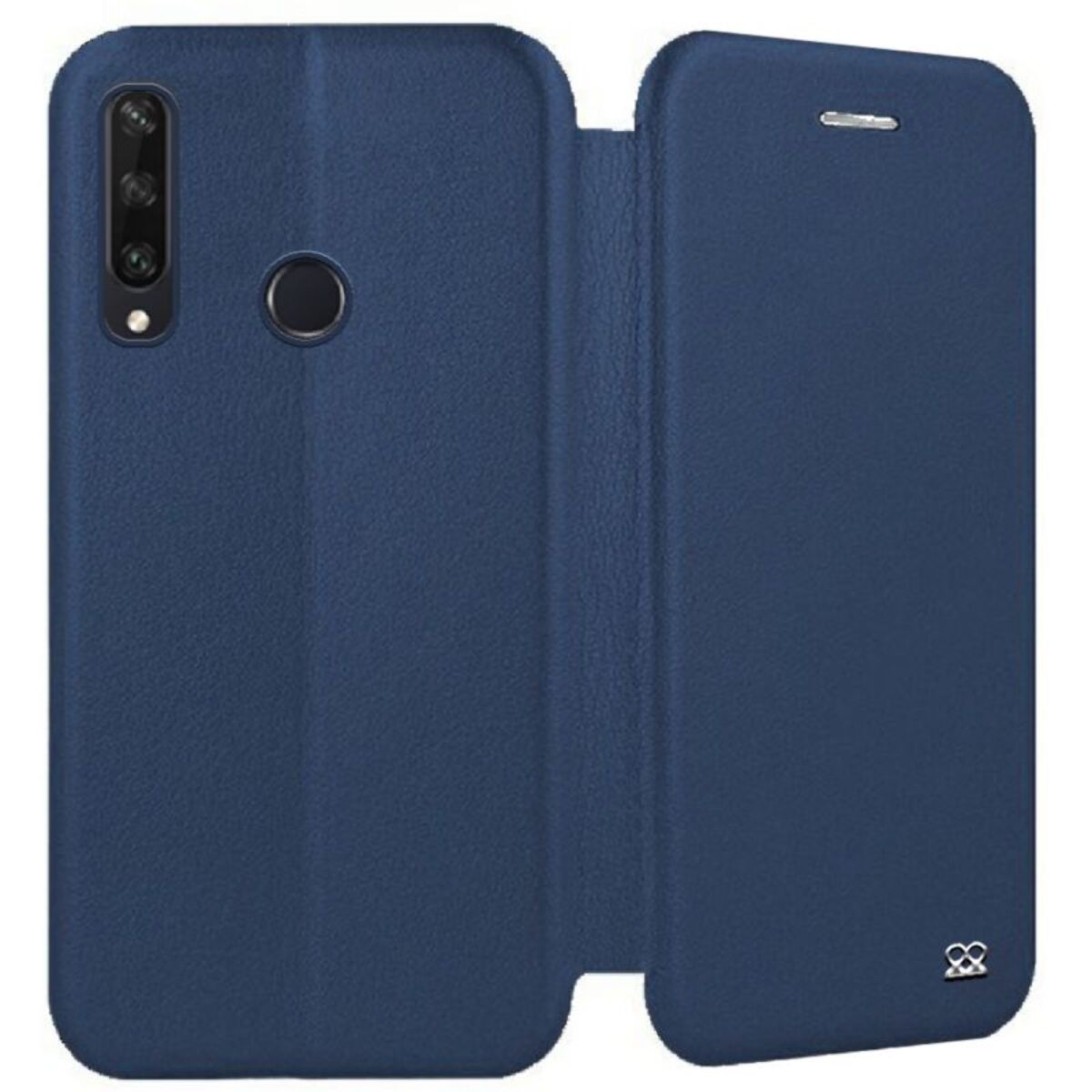 Etui IBROZ Huawei Y6P 2020 Cuir bleu