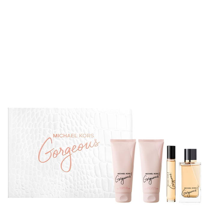 Gorgeous - Coffret Eau de Parfum 100ml + 3 Produits