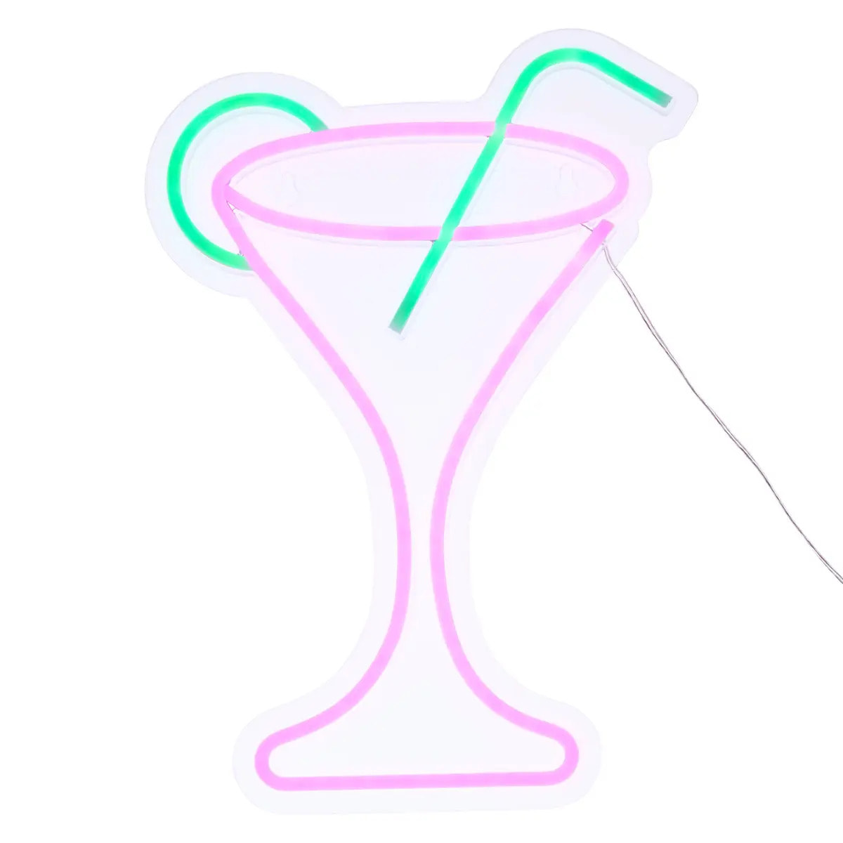 Néon LED Cocktail 24,8x34,7cm