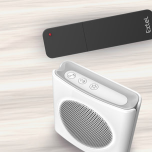 Extension de sonnerie universelle sans fil - 200m de portée - flash et six sonneries diBi More - Extel - 081748