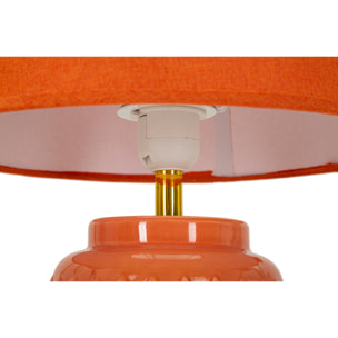 LAMPADA DA TAVOLO SQUARE ARANCIONE CM Ø 28X44