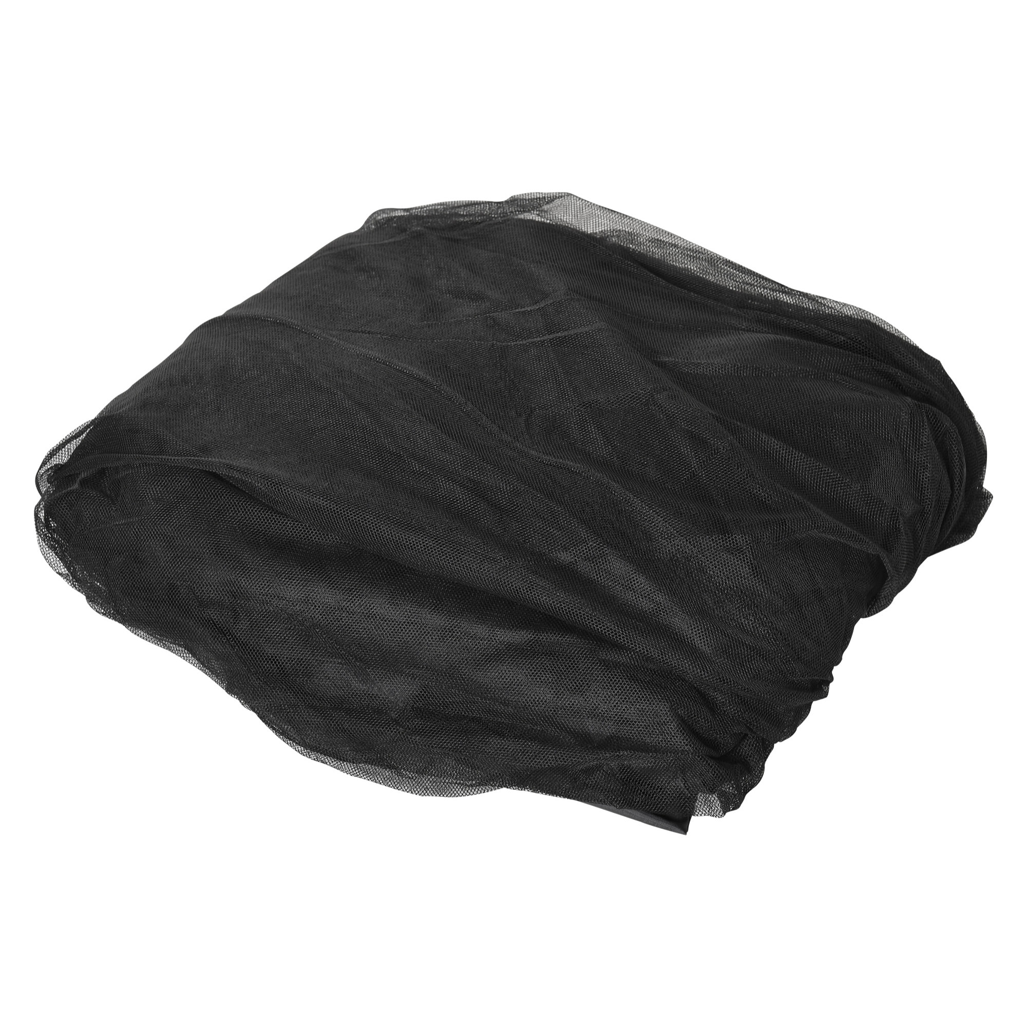 Mosquitera para Sombrillas de Jardín Ø3 m Cubierta de Red de Parasol con Cremallera y Tubo Rellenable de Agua para Terraza Balcón Exterior Negro