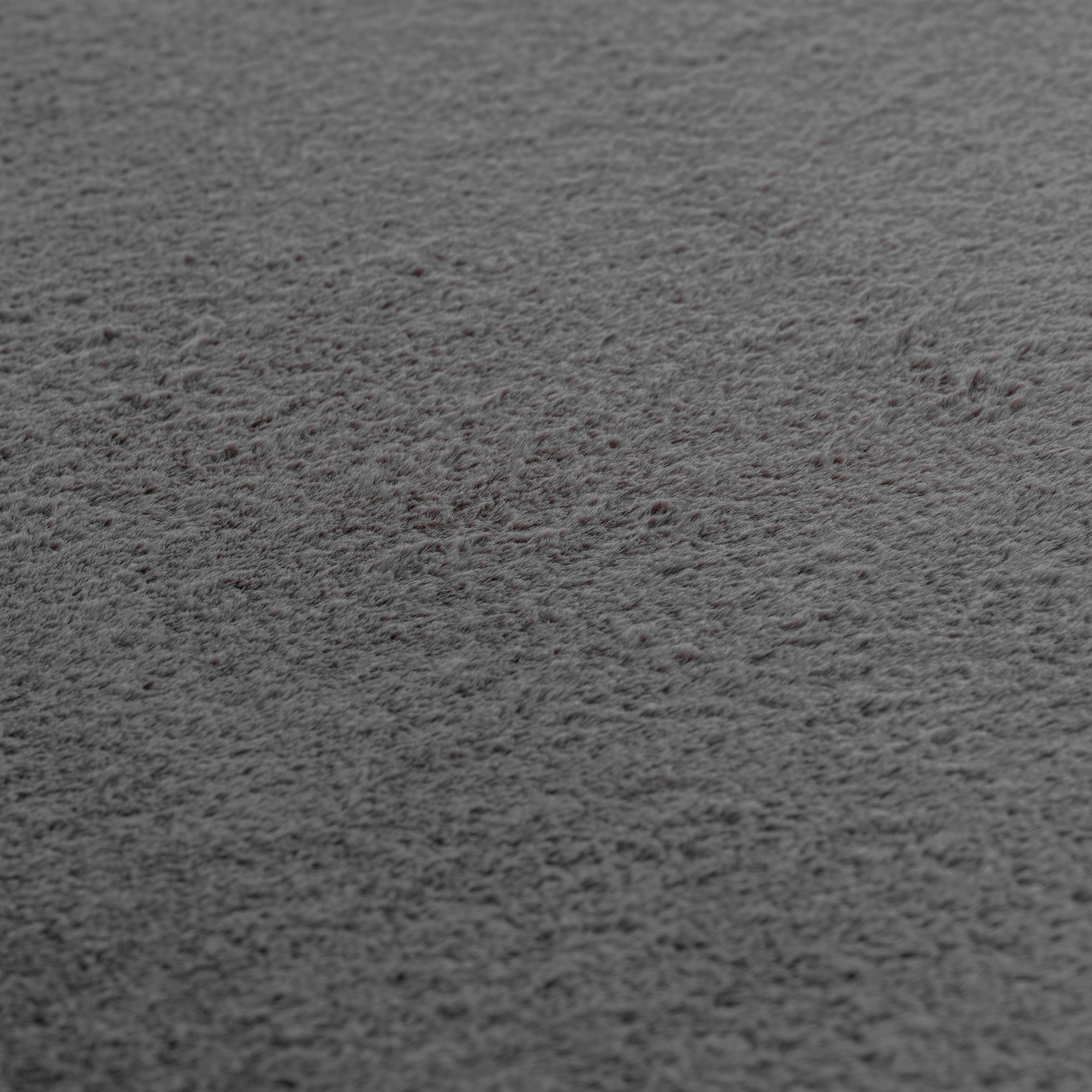 ALBA - Tapis doux gris à poils courts