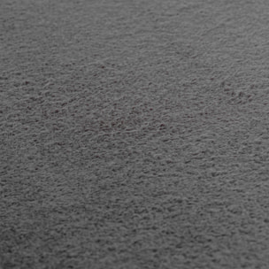 ALBA - Tapis doux gris à poils courts