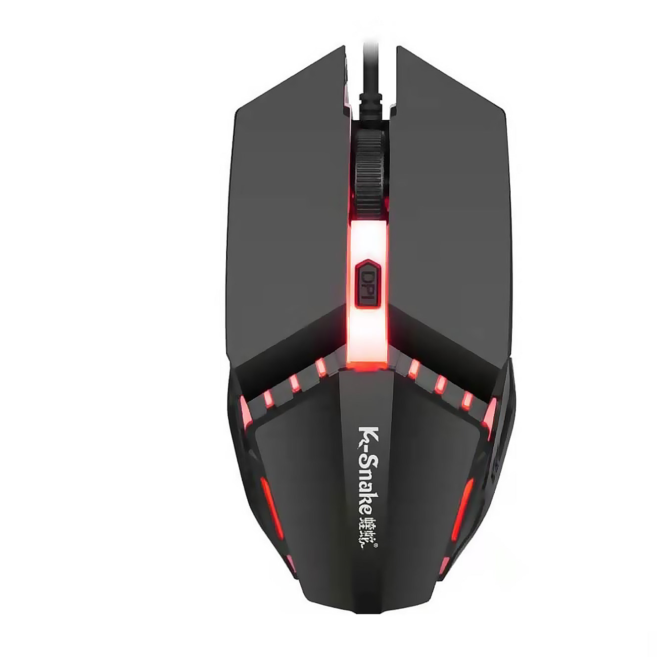 Ratón gaming M11 con luces LED RGB. 800, 1200 y 1600 dpi.