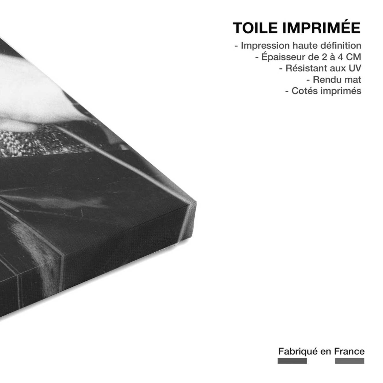 Tableau simone veil en 1976 Toile imprimée