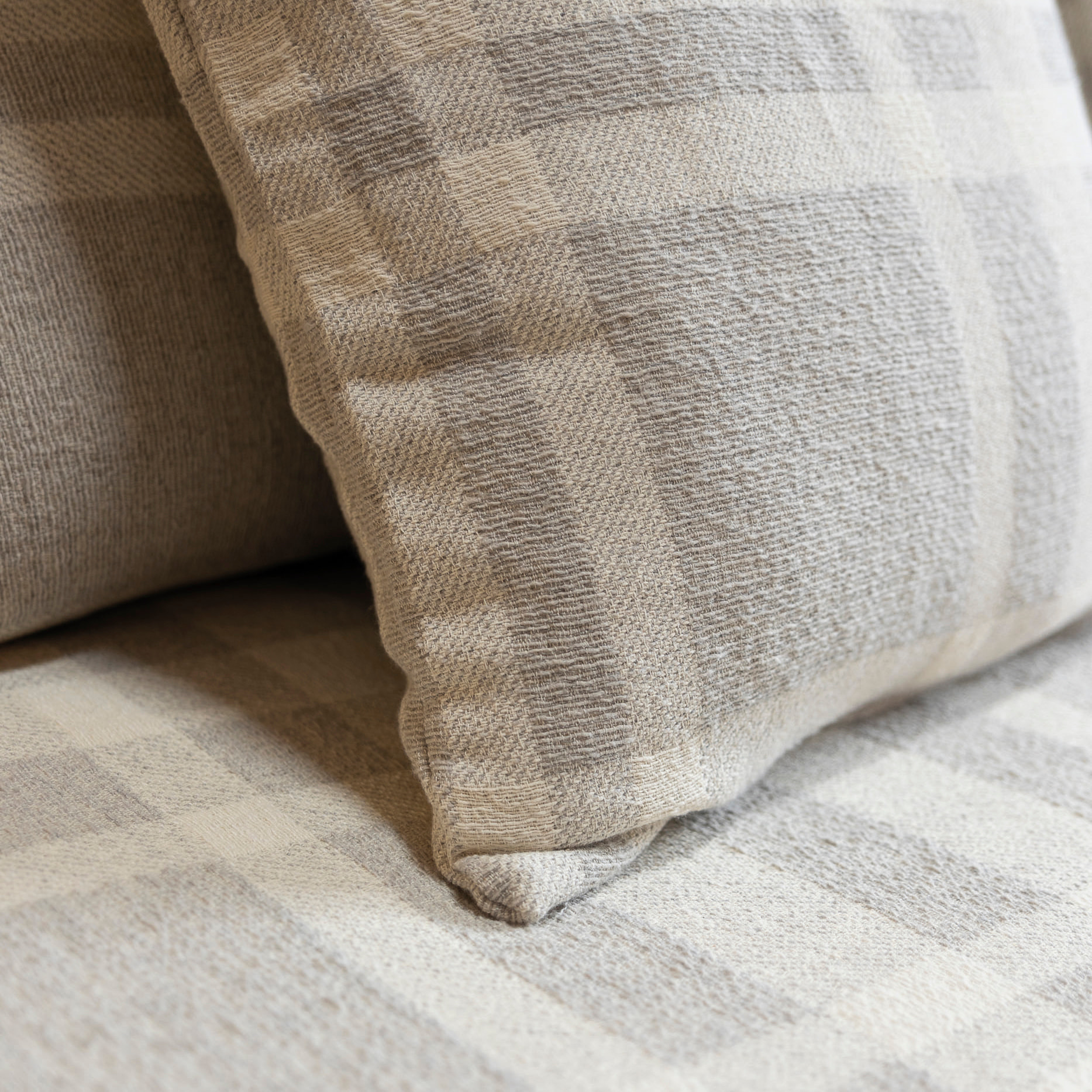 Naturals - Colcha Foulard - 80% Algodón - 20% Poliéster - Jacquard - Siena Gris