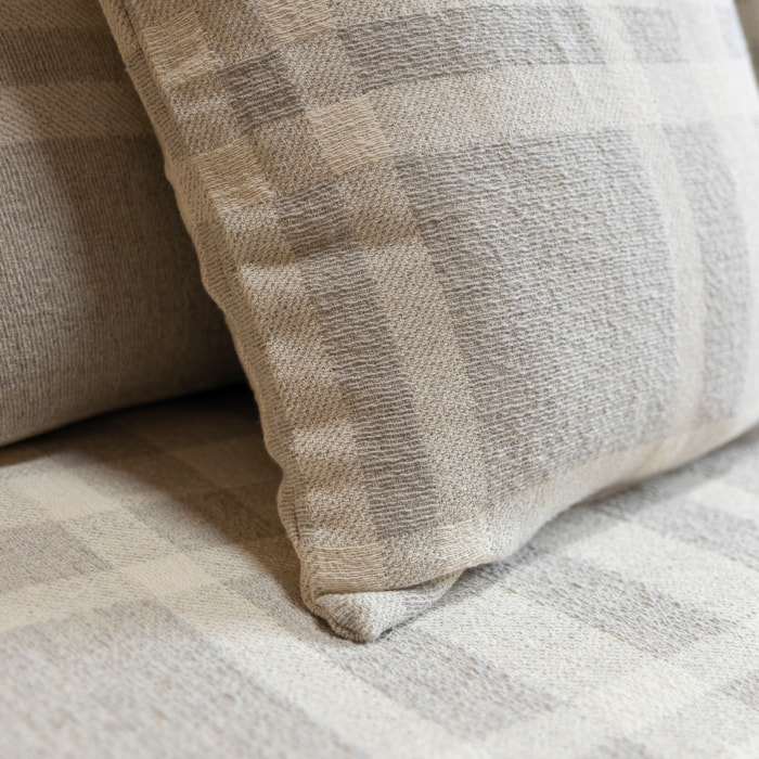 Naturals - Colcha Foulard - 80% Algodón - 20% Poliéster - Jacquard - Siena Gris