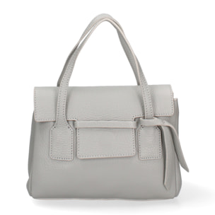 Borsa a mano da donna In Vera pelle Made in Italy 22x16x10 cm