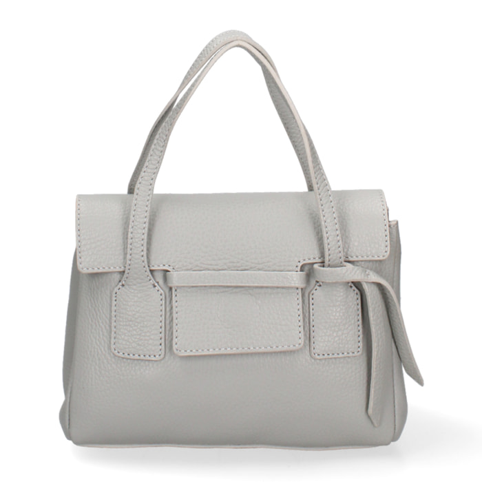 Borsa a mano da donna In Vera pelle Made in Italy 22x16x10 cm