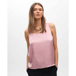 Top Basico con Spalline Larghe