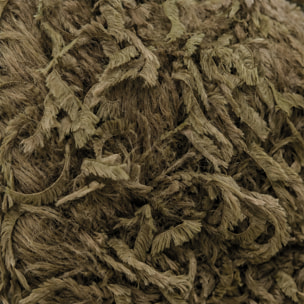 Plaid à poils longs - Kaki