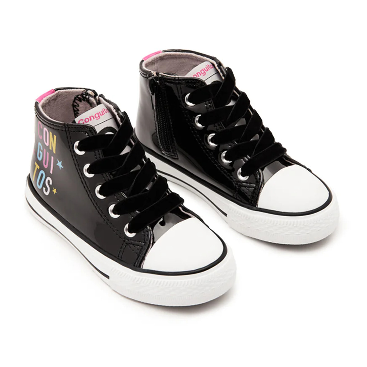 Zapatillas Altas Conguitos Negro