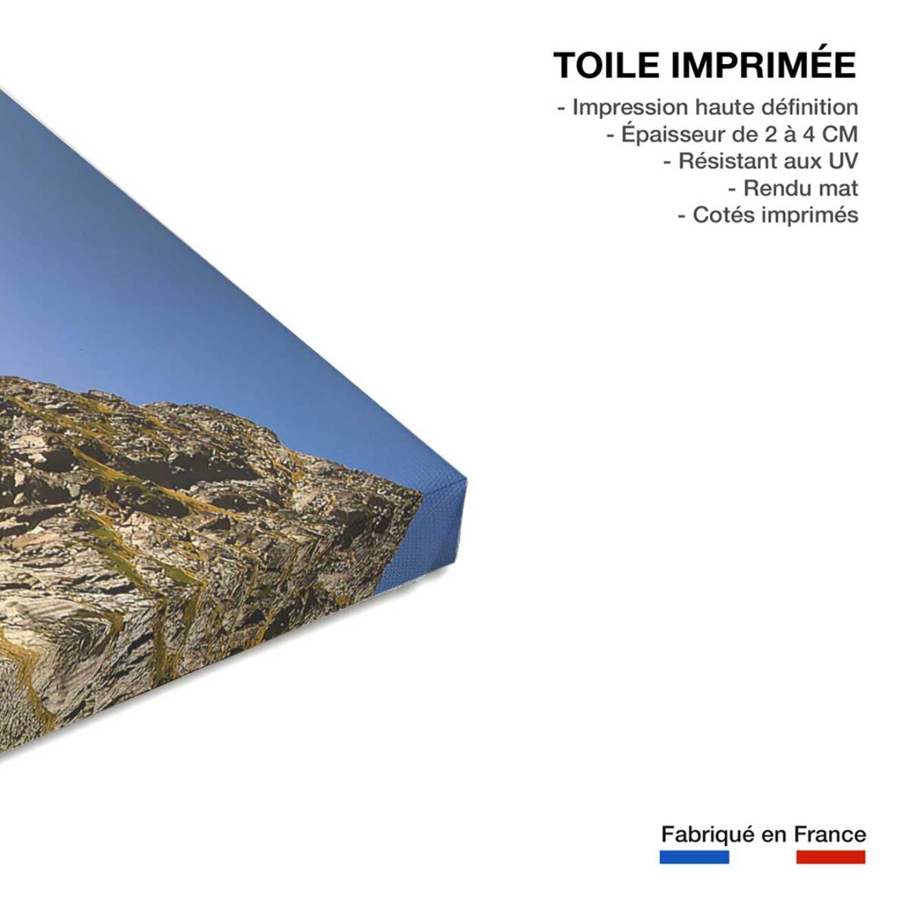 Tableau montagne vignemale Toile imprimée